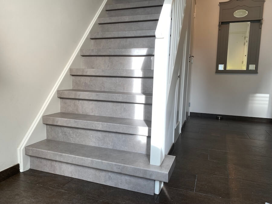 Dichte trap gerenoveerd