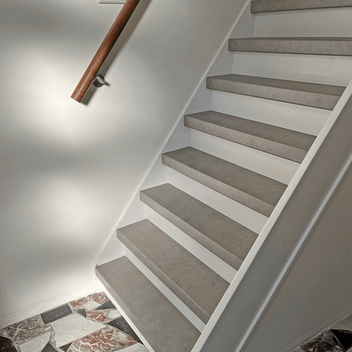 traprenovatie met overzet treden